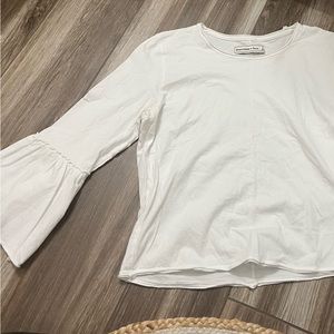 Abercrombie & Fitch White Crop Top Small